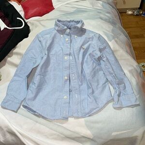 Blue button down shirt size 3t​